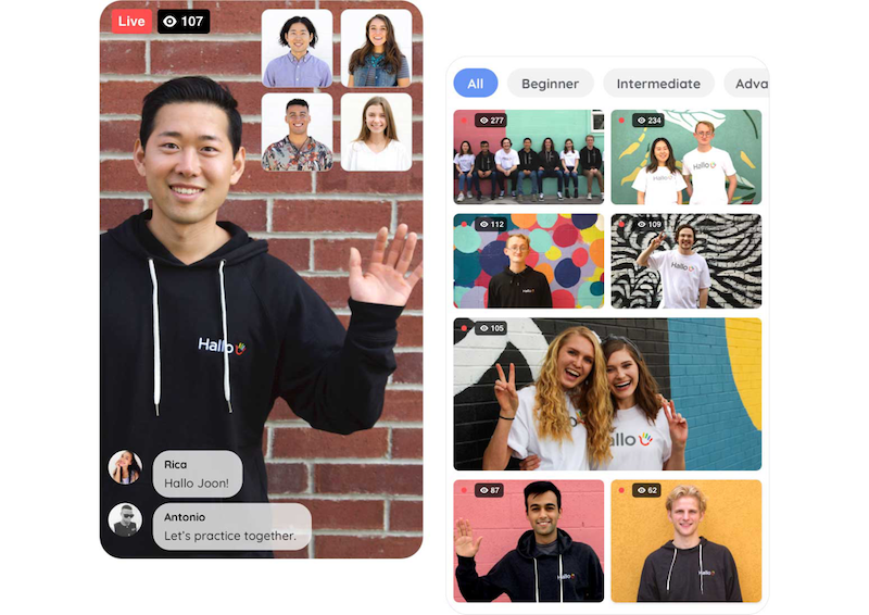 Hallo’s app supports the Interaction Theory of Language Learning
