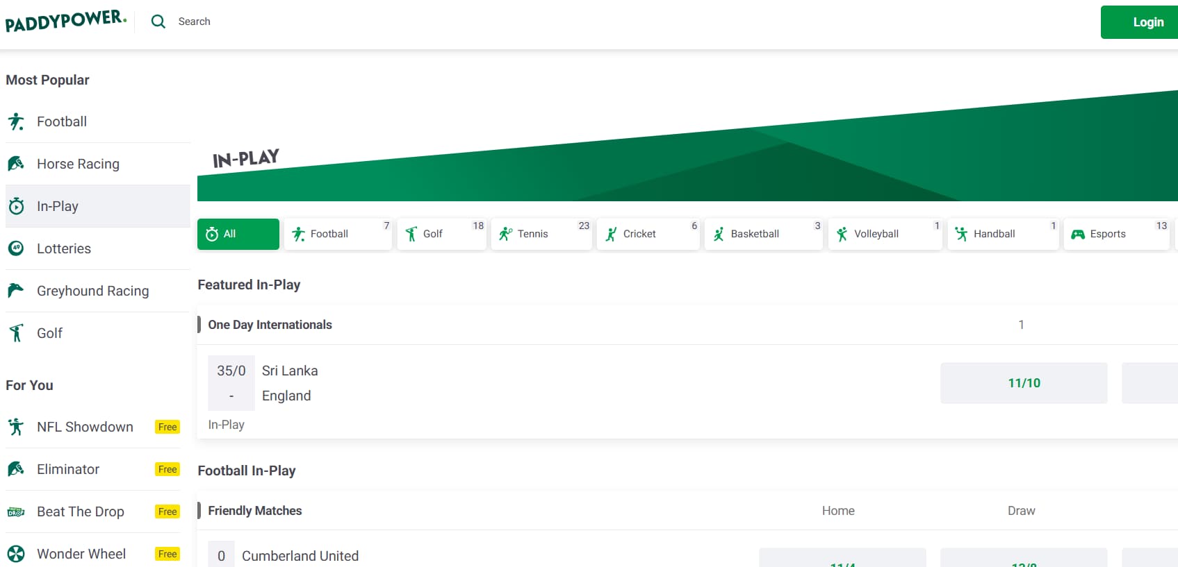 paddy power sports betting uk